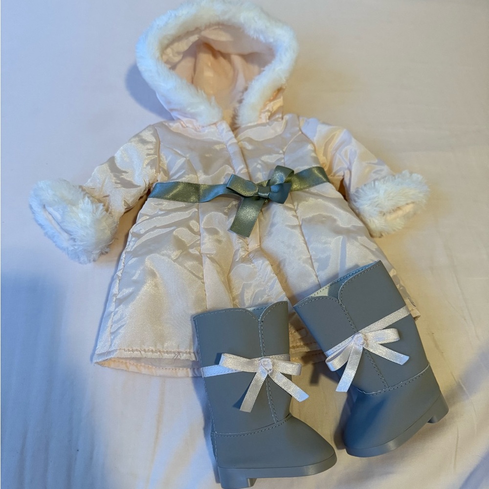 2012 American Girl Pretty Pink Coat Set